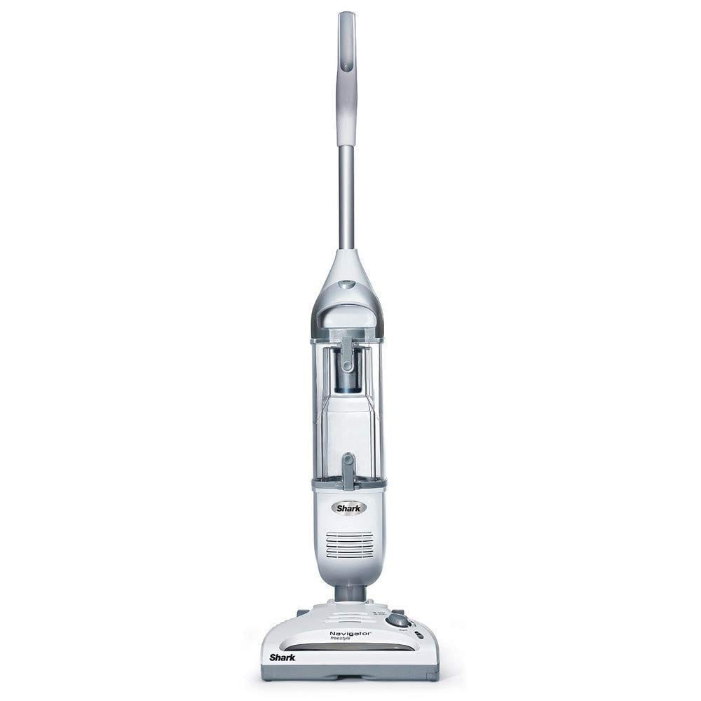 Shark SV1106 Navigator Freestyle Upright Bagless Cordless Stick Vacuum for Carpet, Hard Floor and Pet with XL Dust Cup and 2-Speed Brushroll, White/Grey