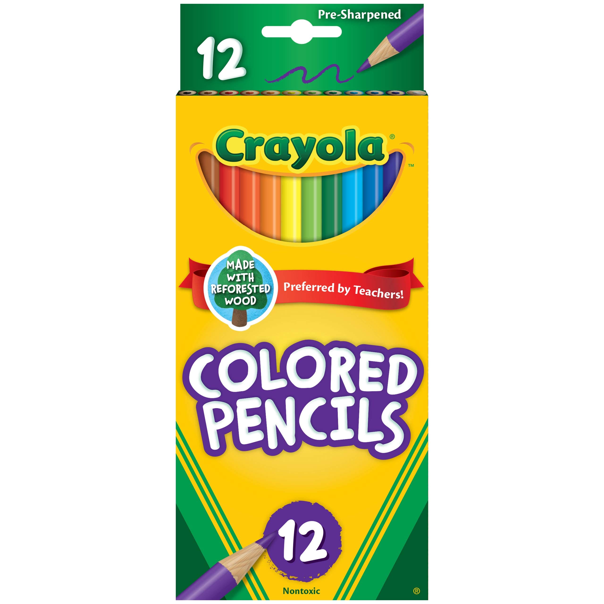Crayola Colored Pencils, 12 Count, Colored Pencil Set
