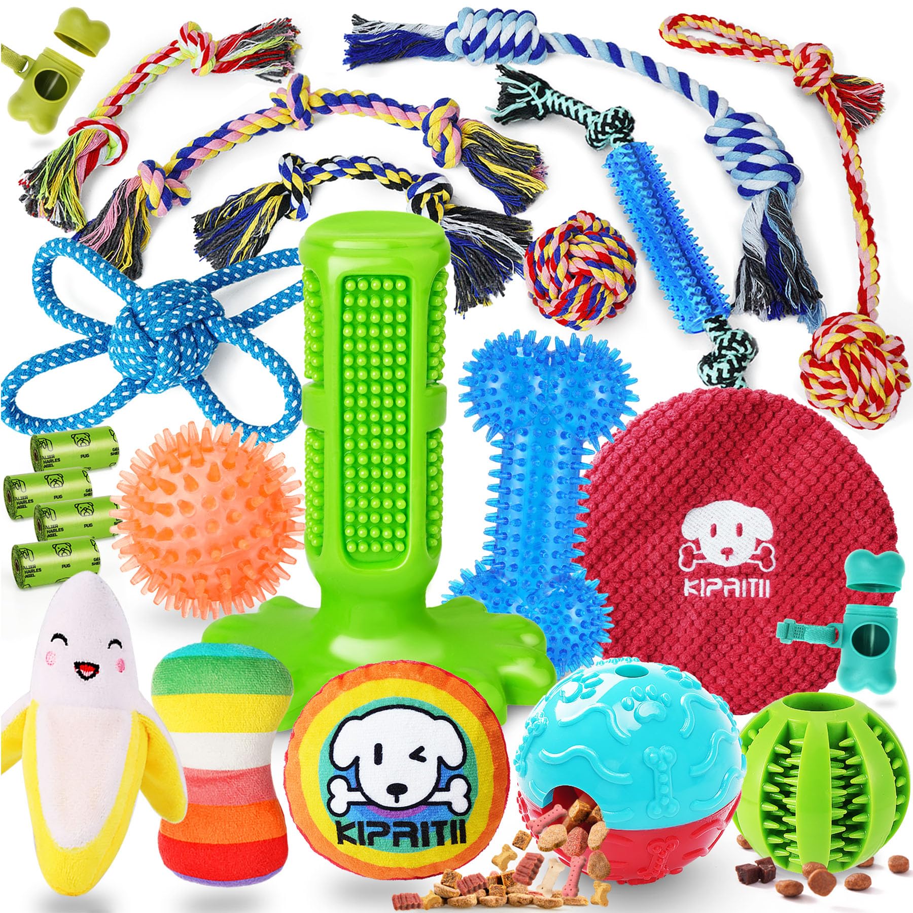 KIPRITII Dog Chew Toys