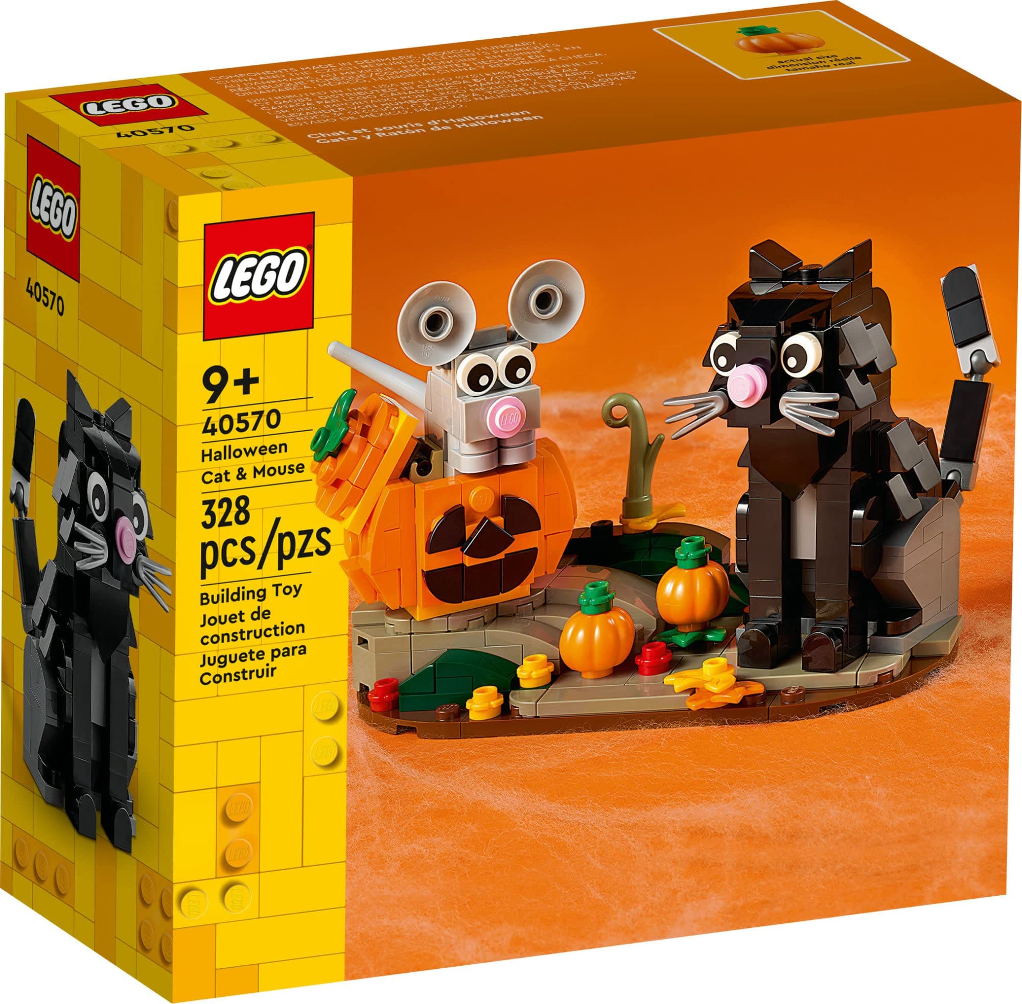 LEGO Halloween Cat & Mouse Building Kit