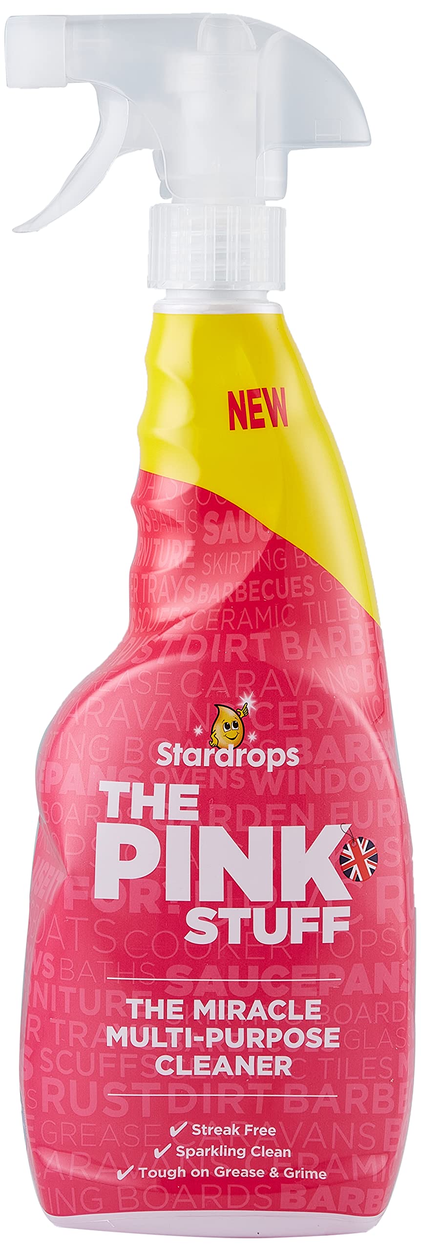 Stardrops - The Pink Stuff - The Miracle Multi-Purpose Cleaner Spray- 25.36 Fl Oz 25.36 Fl Oz (Pack of 1)