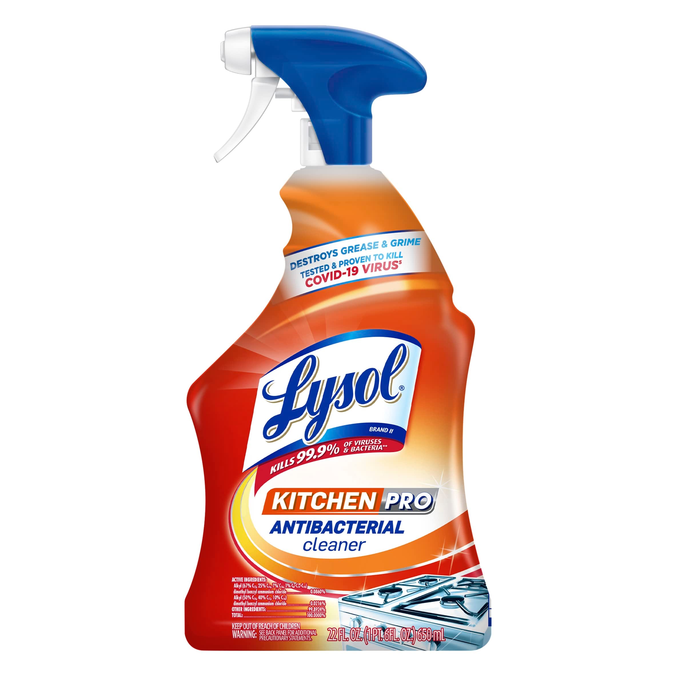 Lysol Pro Kitchen Spray Cleaner and Degreaser